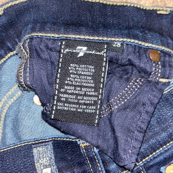 Seven for all Mankind Guinevere Jeans - NWOT Dark Wash - Picture 3 of 6